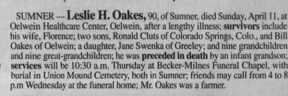 Clipping from The Courier